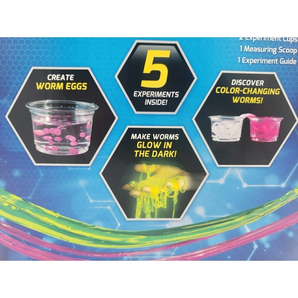 National Geographic Amazing Worms Chemistry Kit BRAND NEW Stem Science